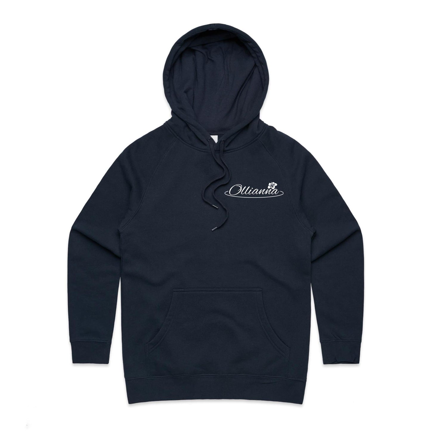 Ollianna women’s hoodie by Ollianna of Brisbane. This hoodie is the perfect companion for those seeking warmth and comfort.