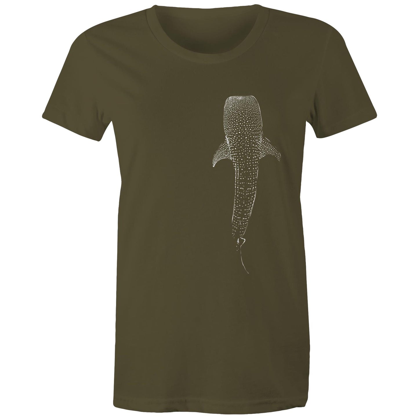 Whale Shark 2 - Women's Maple Tee